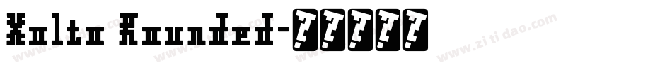 Xolto Rounded字体转换